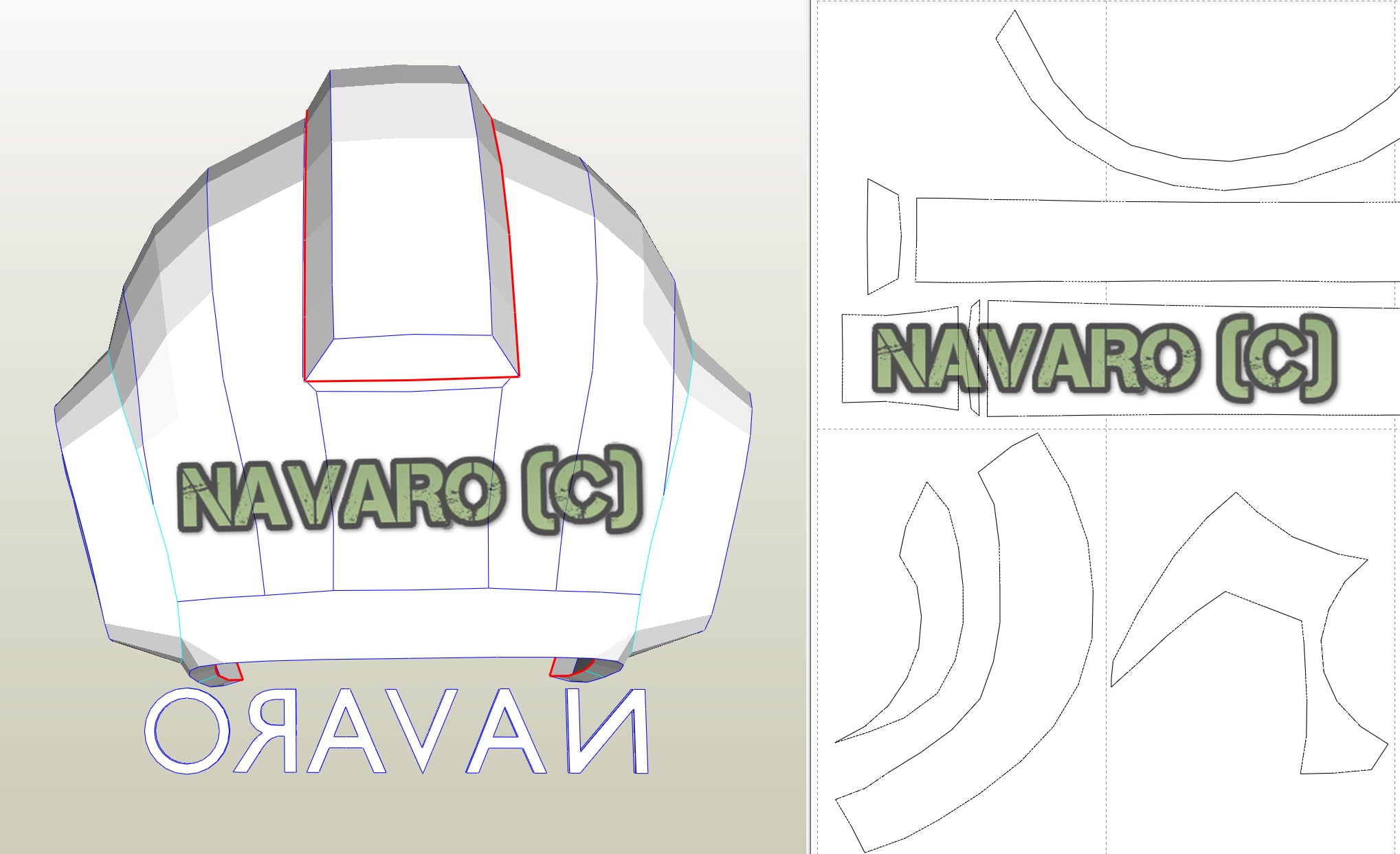 megaman x pepakura files