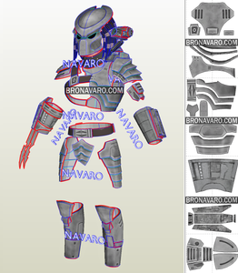 predator armor pepakura files