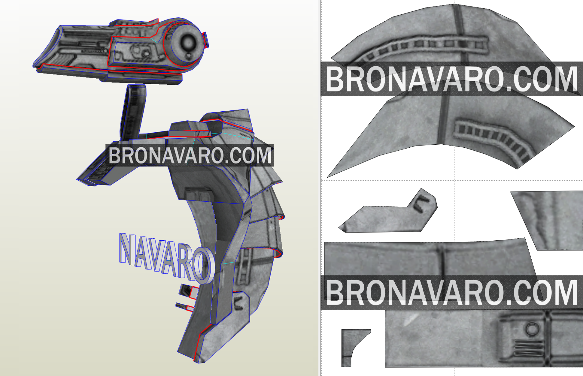 predator armor pepakura files