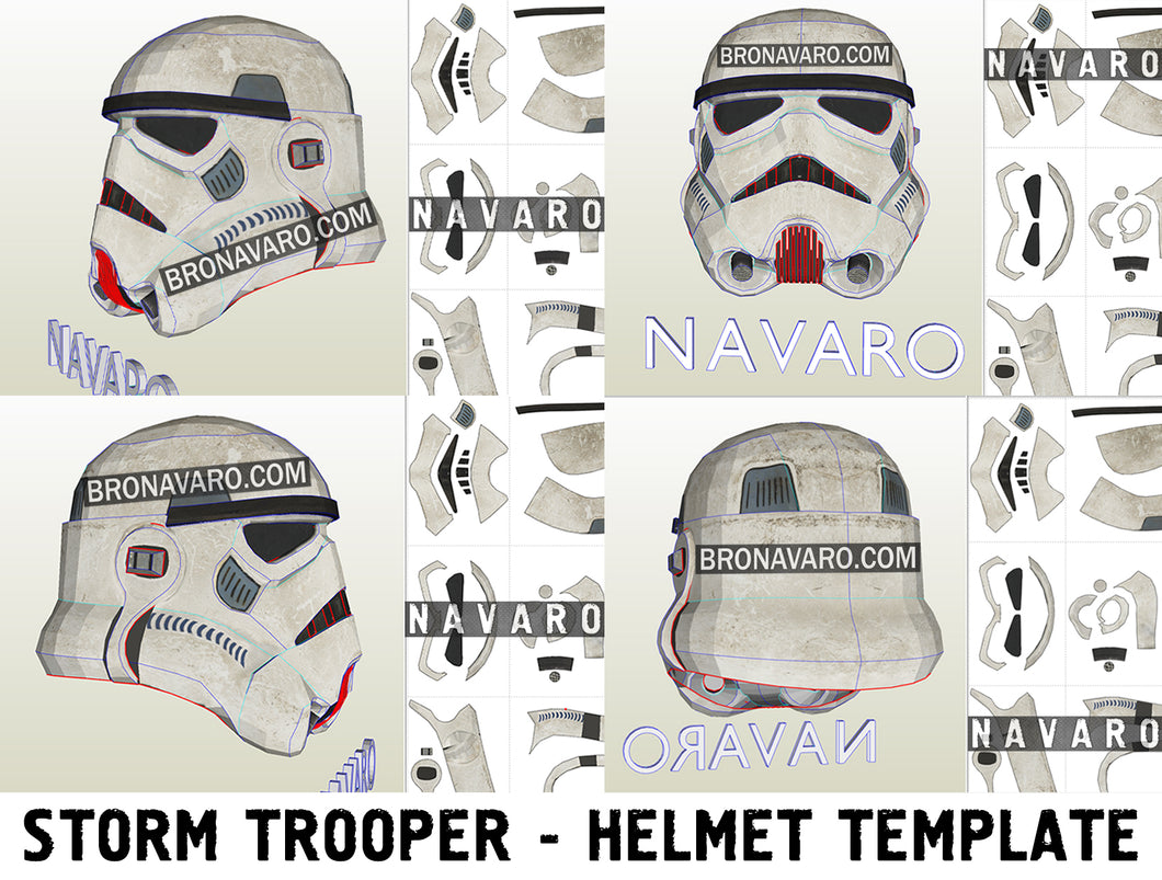 stormtrooper-helmet-foam-template-stormtrooper-pepakura-helmet-navaro