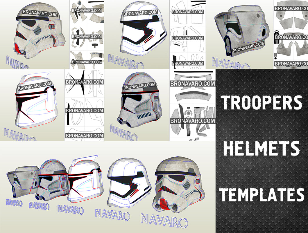 esb stormtrooper helmet pepakura file