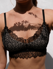 Outlined Bra - Juniper Black, Savara Intimates