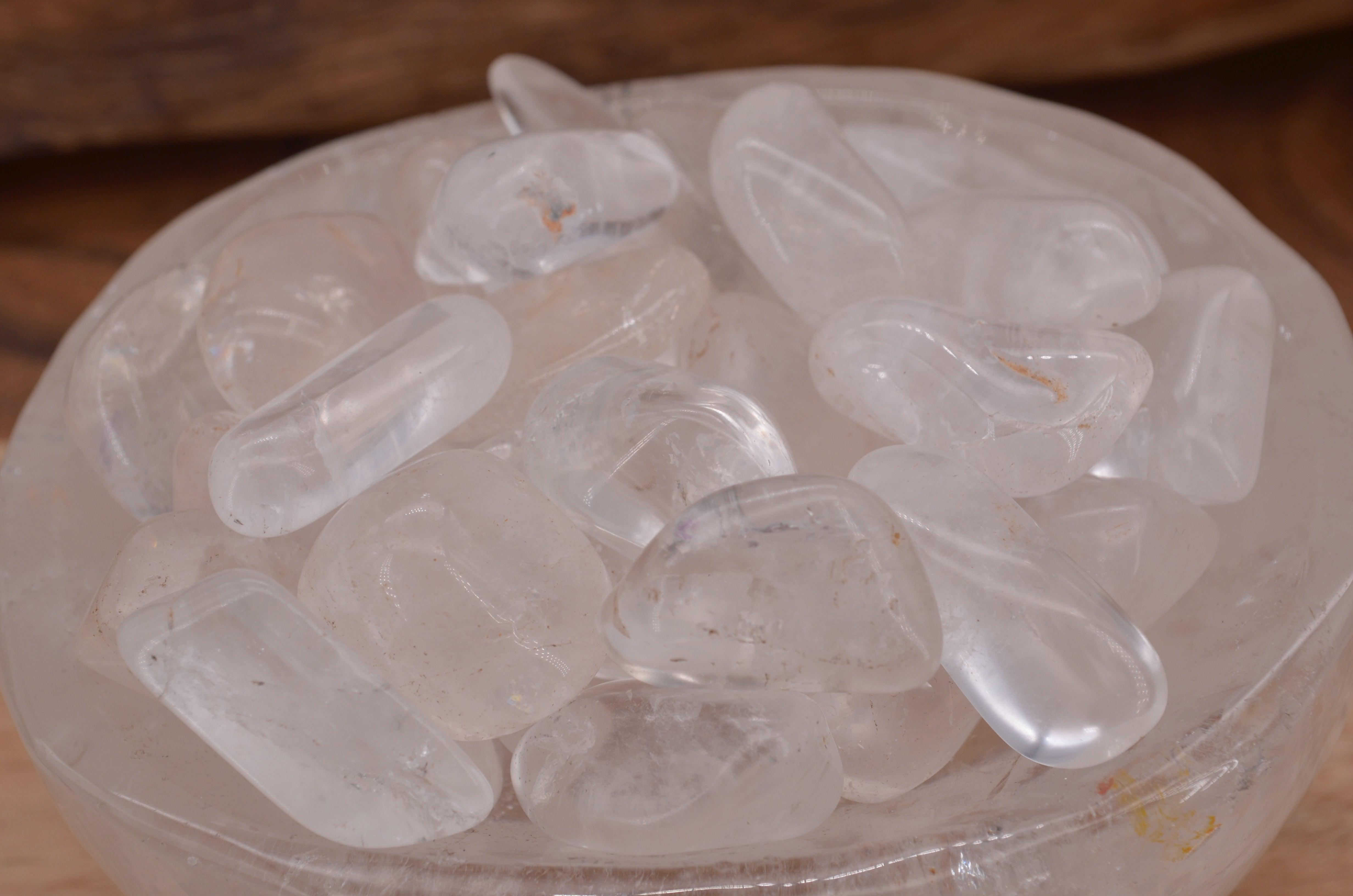Clear Quartz Tumbled Stones
