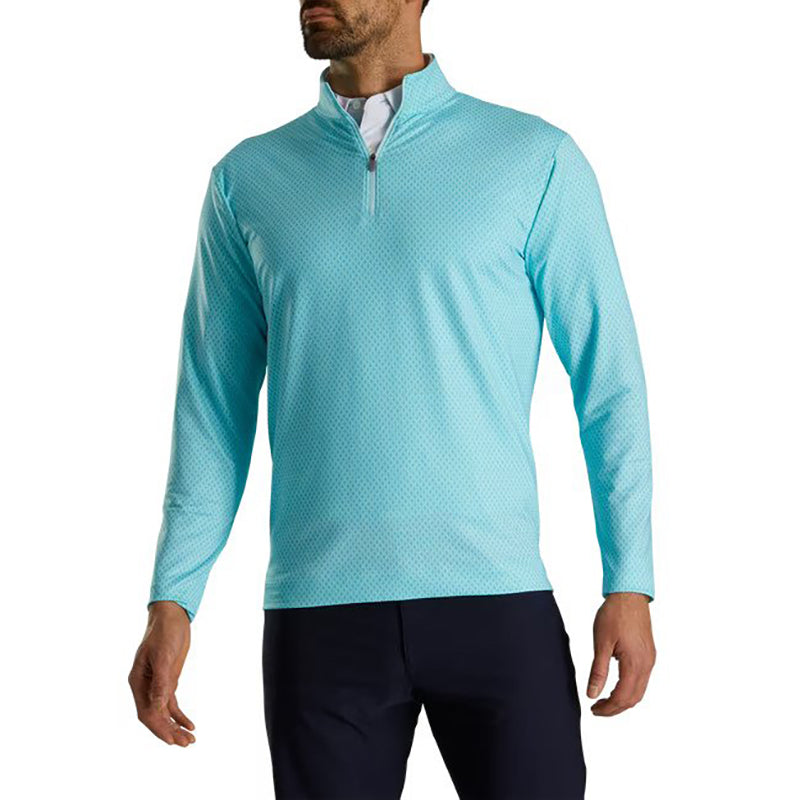 FootJoy 2023 Tonal Print Knit Mid-Layer 1/4 Zip | Golf Vault | Reviews ...