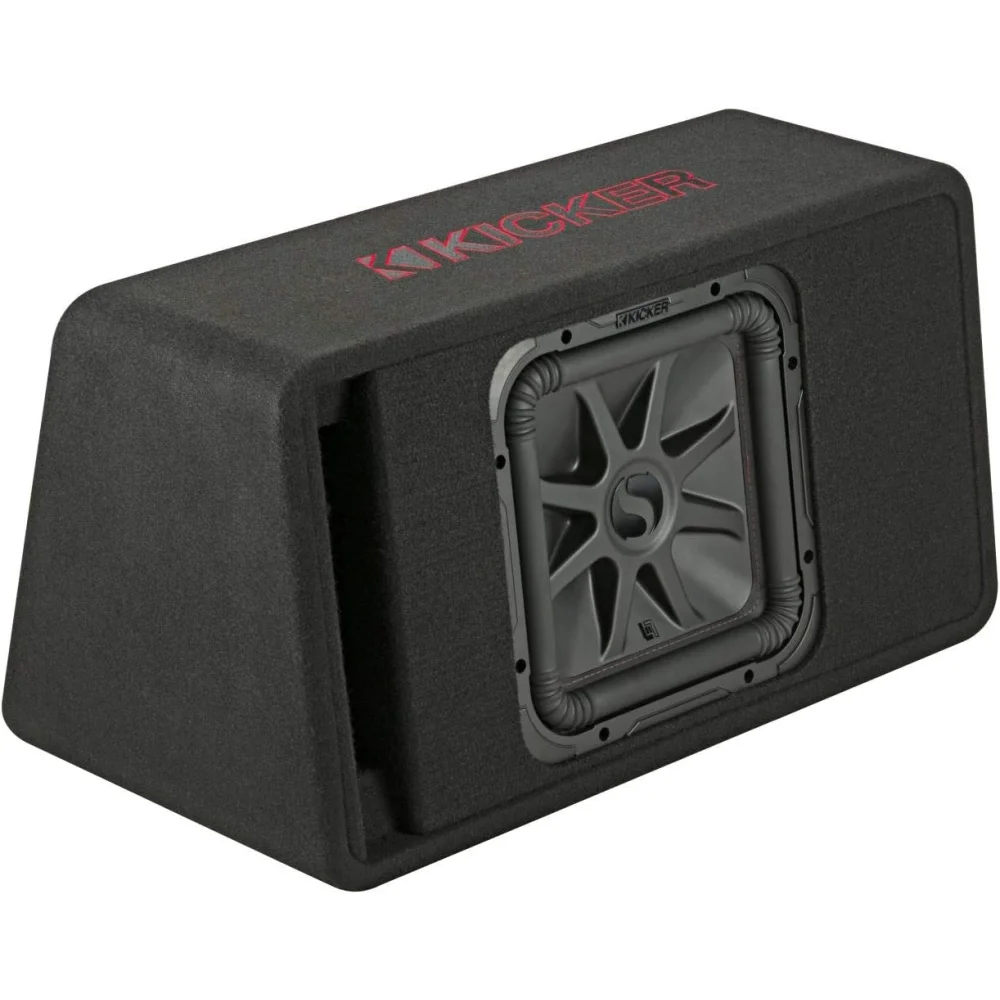 45VL7R122 KICKER 12" SOLO-BARIC L7R SUBWOOFER SINGLE LOADED ENCLOSURE PORTED 600W RMS 2 OHM