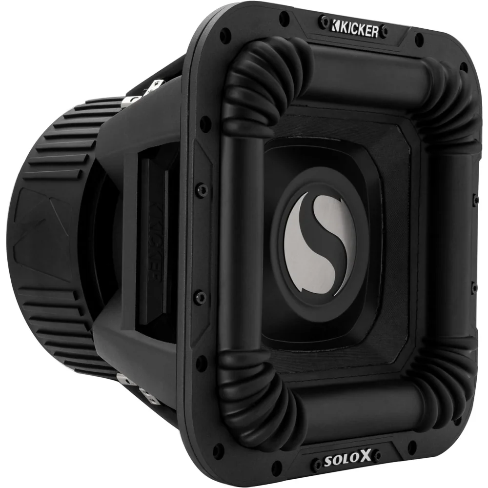 49L7X122 KICKER SOLO-X 12" L7X HIGH EXCURSION SPL COMPETITION SQUARE SUBWOOFER SUB 2000W RMS 2 OHM DVC