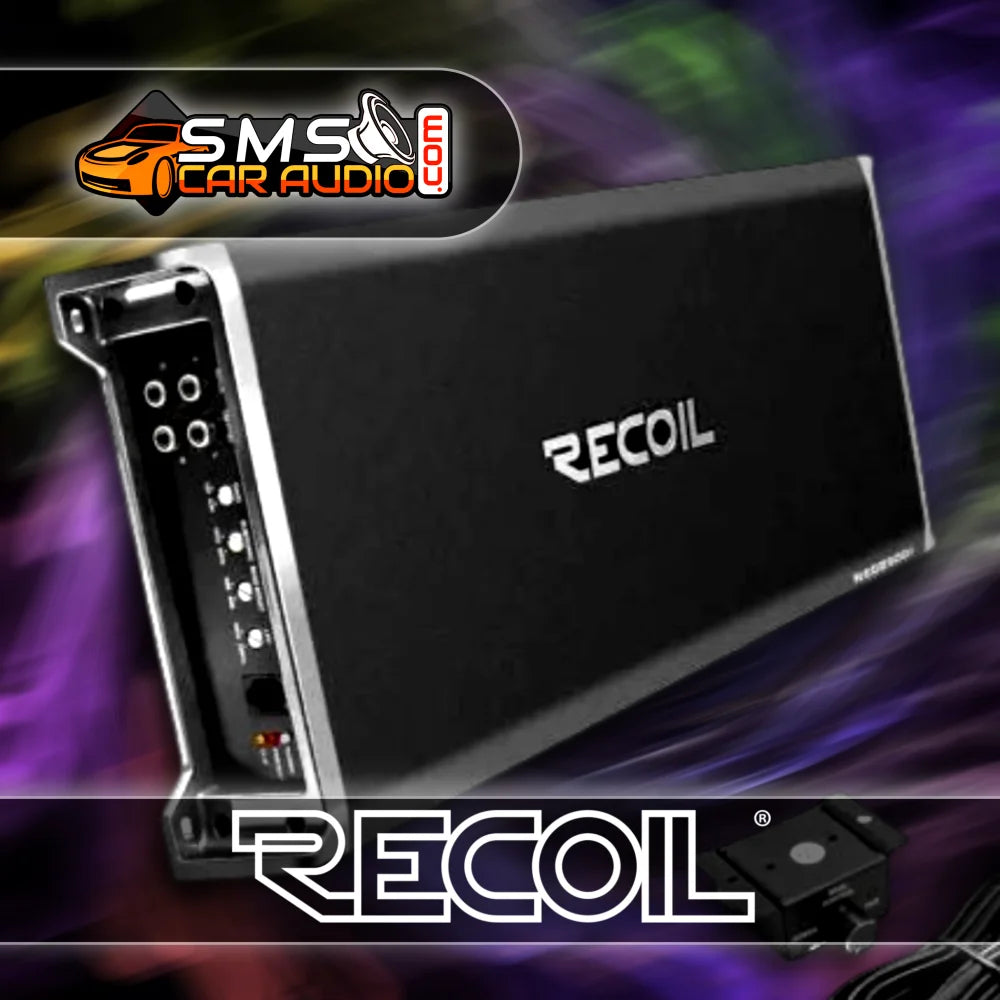 RECOIL RED 1800.1 1 OHM STABLE 1 CHANNEL SUBWOOFER AMPLIFIER CLEARANCE CLOSOUT