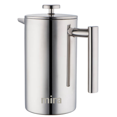 French Press Coffee Maker Double Walled Stainless Steel 12 oz – Luv Muggs
