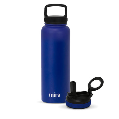 MIRA 32oz Stainless Steel Insulated Water Bottle with Straw Lid, 2