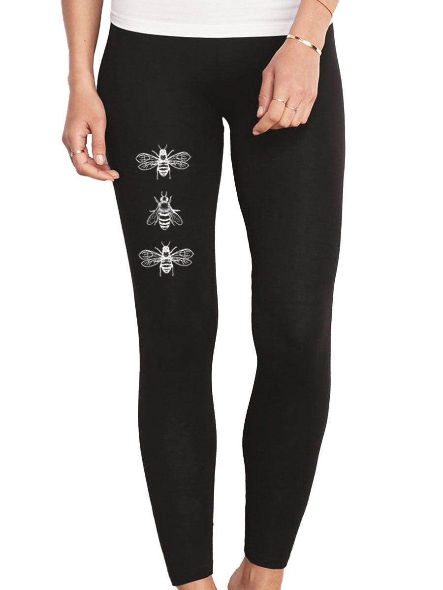 Honey Bees Womens Leggings