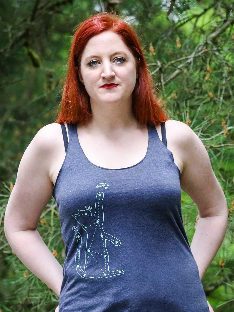 Cat Constellation Womens Tank Top