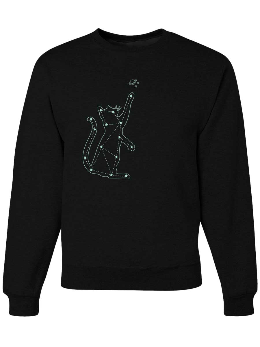 Constellations Cat Crewneck Sweatshirt