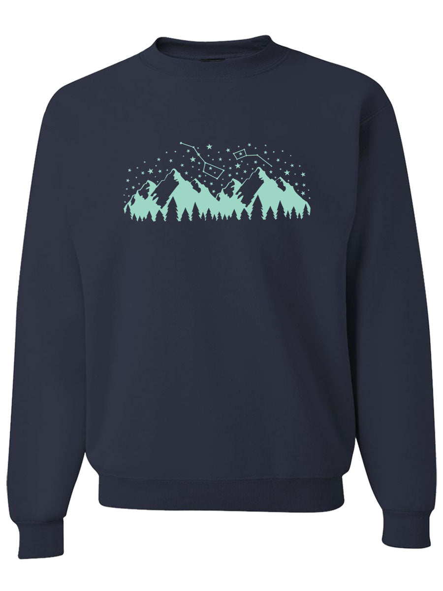 Constellation Mountains Crewneck Sweatshirt