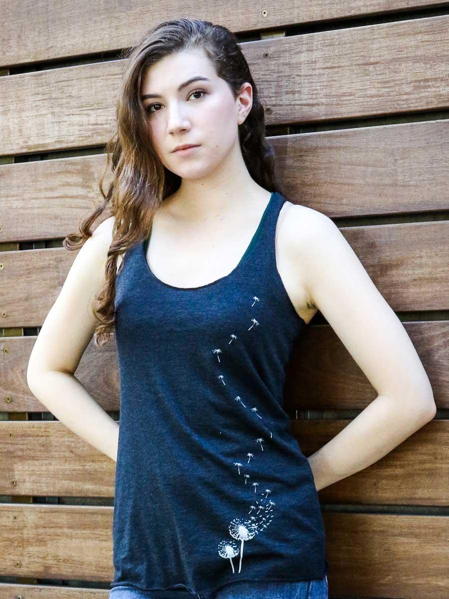 Dandelion Womens Graphic Tank Top