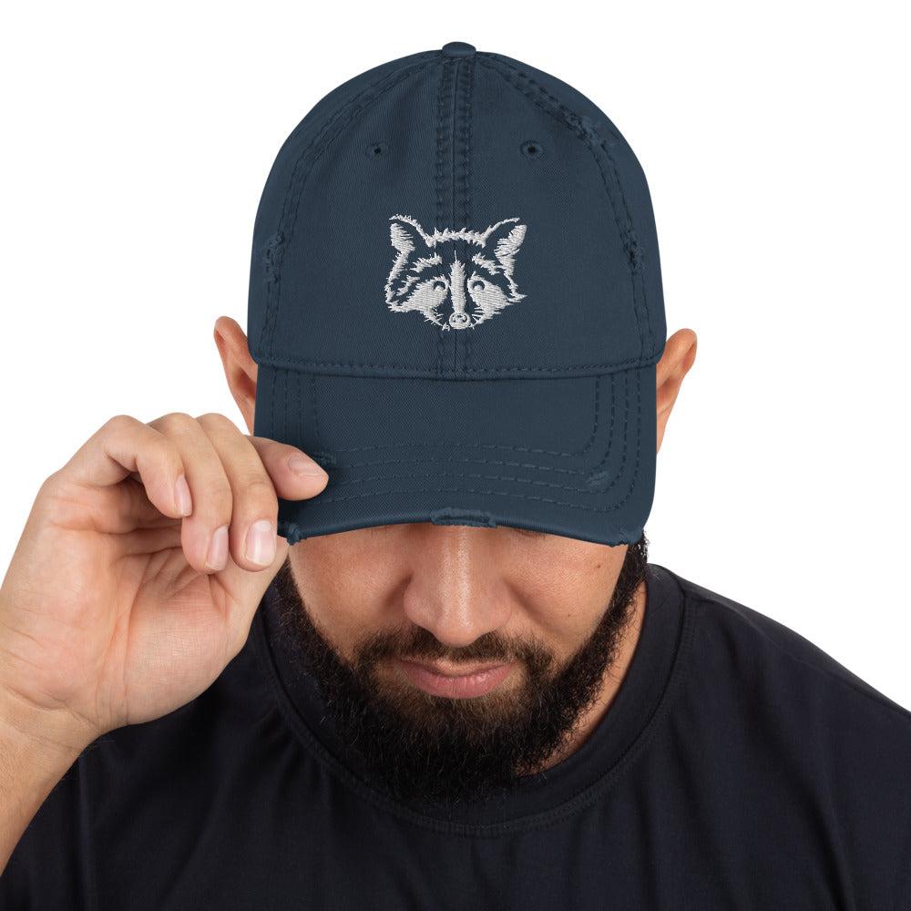 Embroidered Raccoon Hat