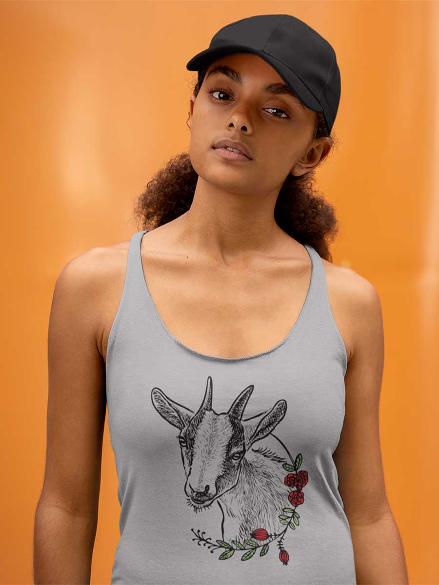 Cute Goat Women's Tank Top