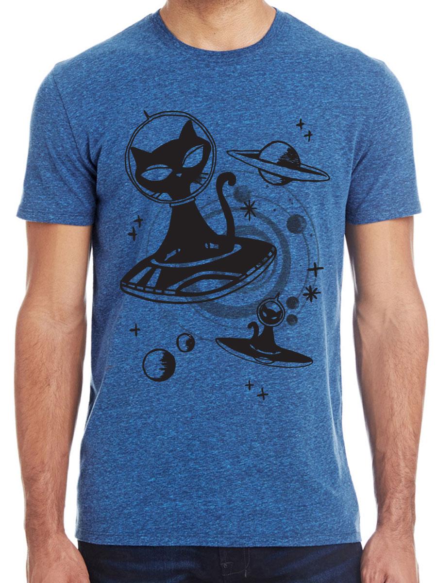 Mens Alien Cat Shirt