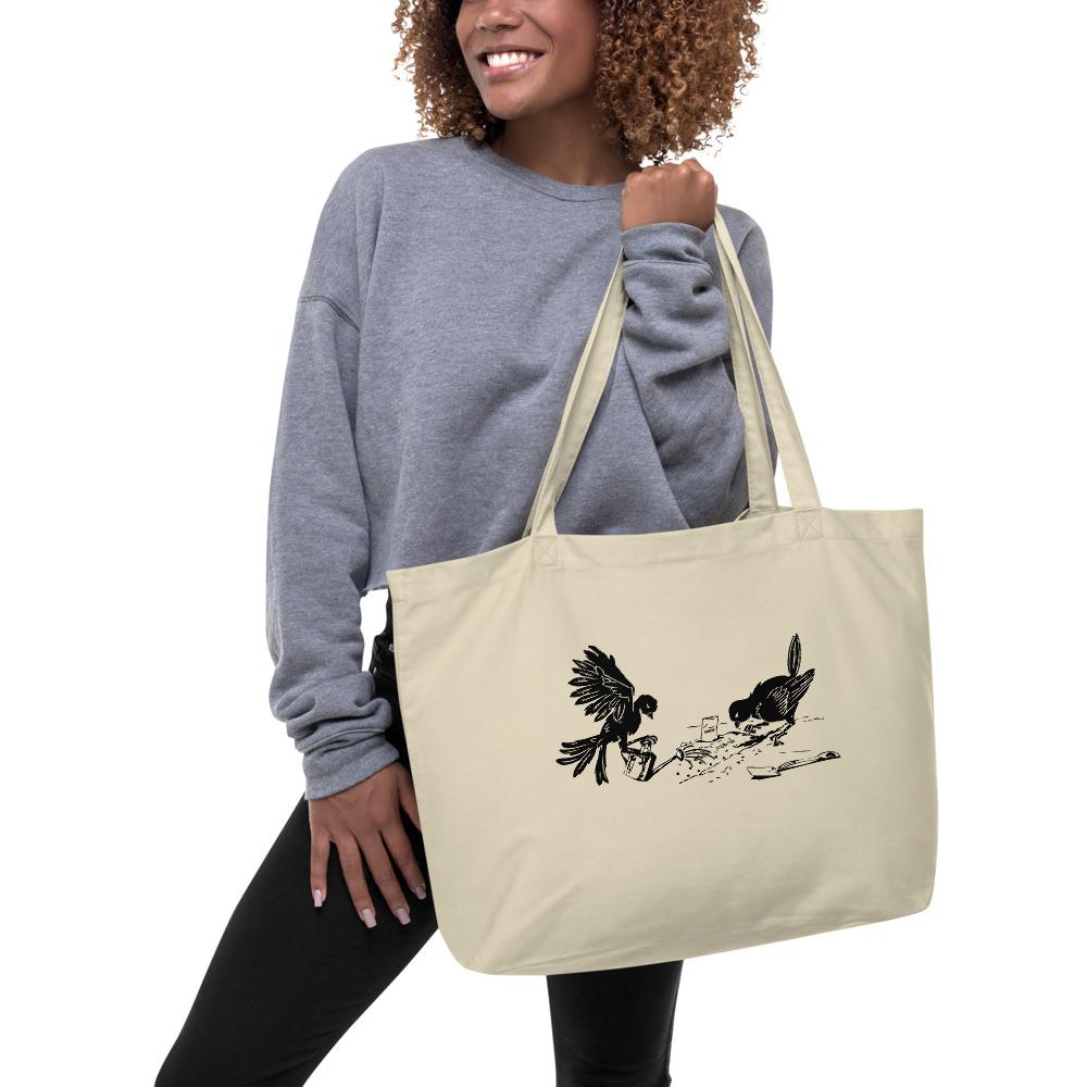 Blackbirds Garden Canvas Tote Bag