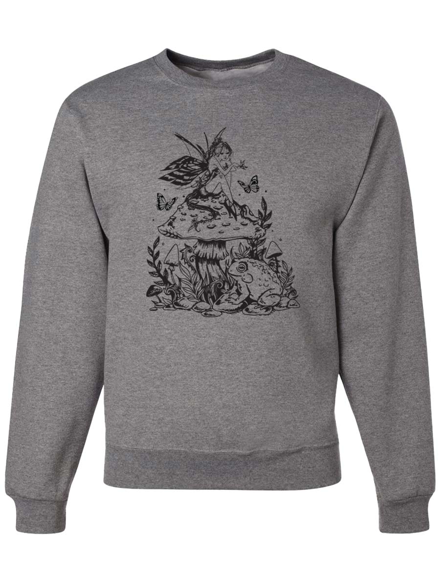 Fairy Mushroom Crewneck Sweatshirt