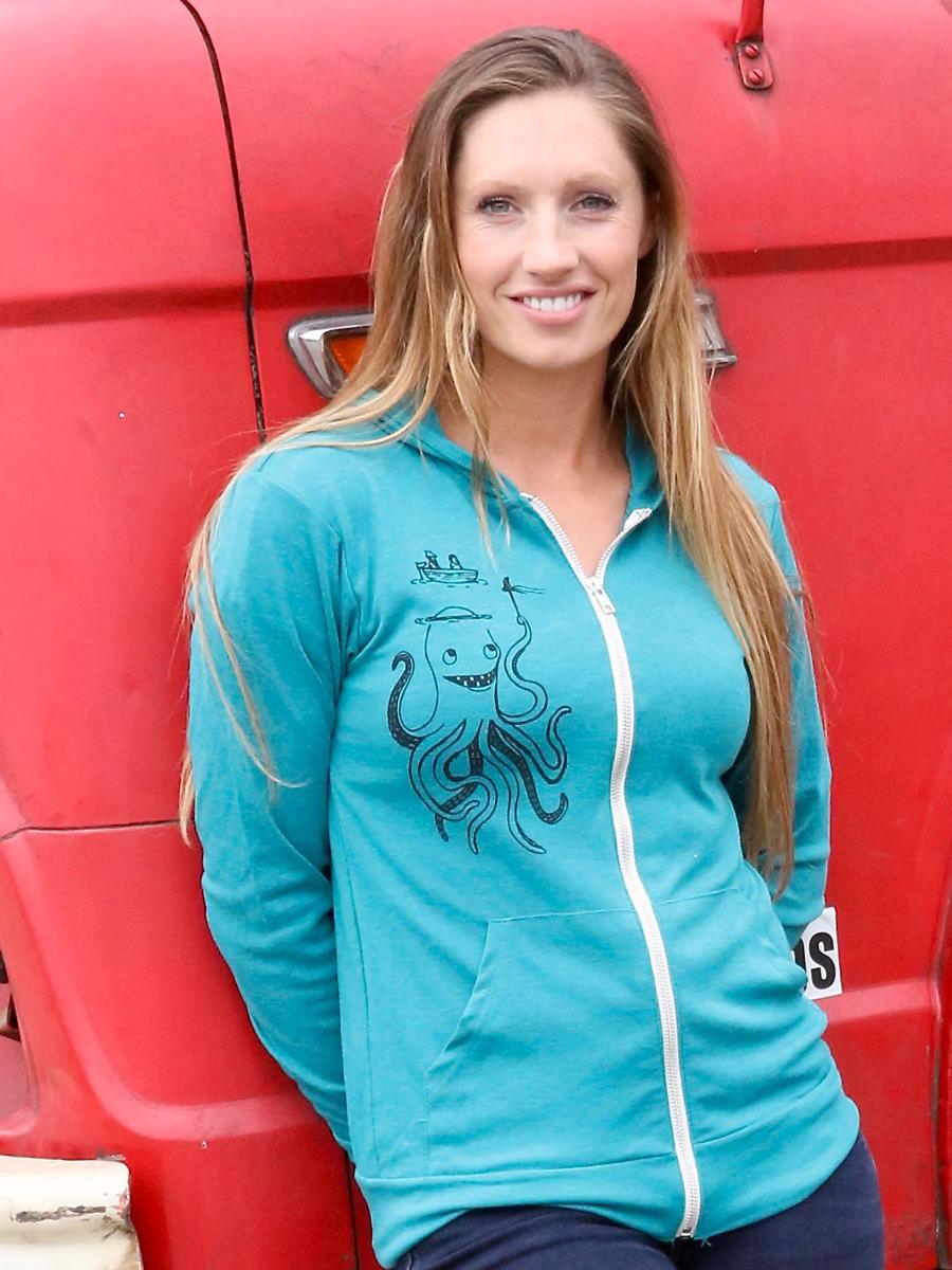 Funny Octopus Zip Hoodie