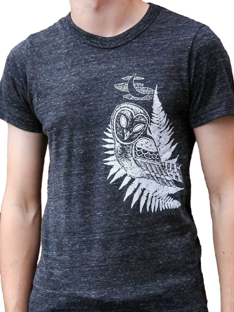 Owl T-Shirt Mens