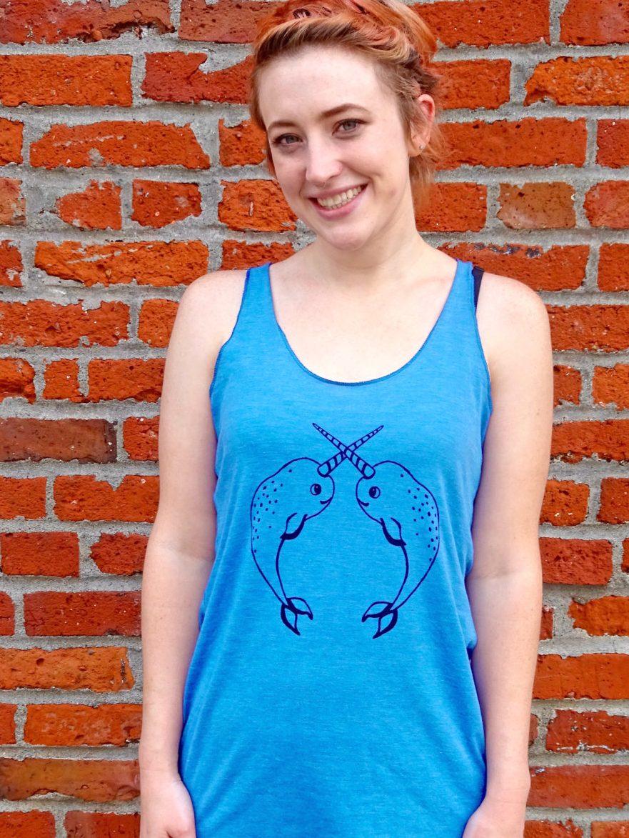 Narwhal Womens Tank Top