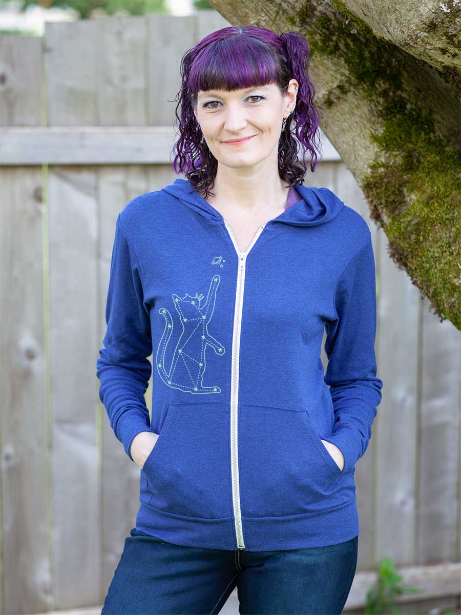 Constellation Cat Hoodie Sweatshirt