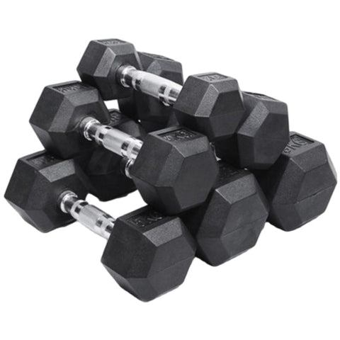 What is a Rubber Dumbbell Set