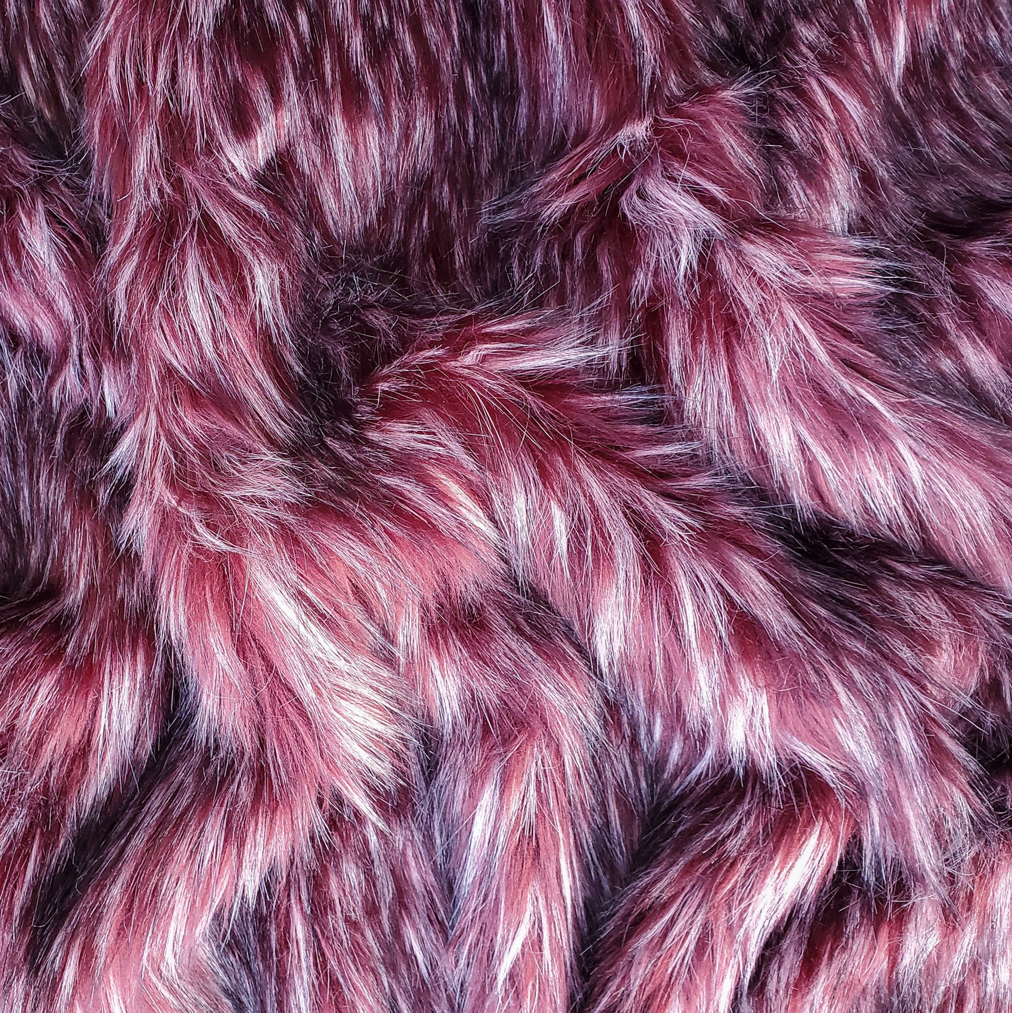 Faux Fur Fabric Warehouse2020   Dark Cherry Faux Fur Fabric With Folds 