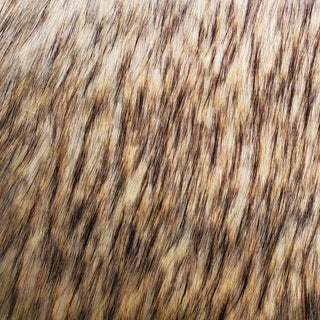 Wildcat Faux Fur Fabric by the Yard or Meter  Brown, Tan, Caramel Pompom  Fur - Buttons & Beans Co.