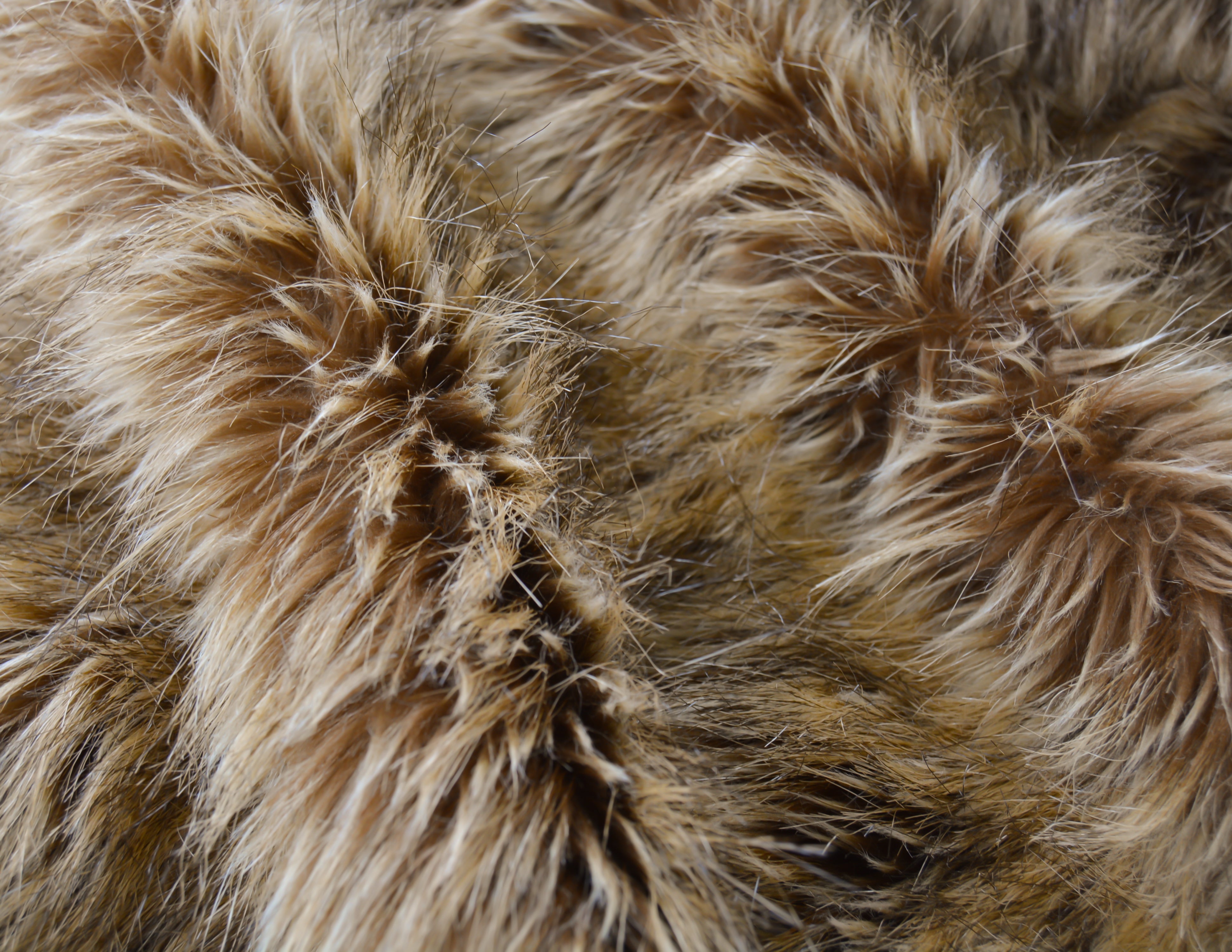 Faux Fur Fabric Warehouse2020   Grizzly Brown Faux Fur Fabric With Folds 