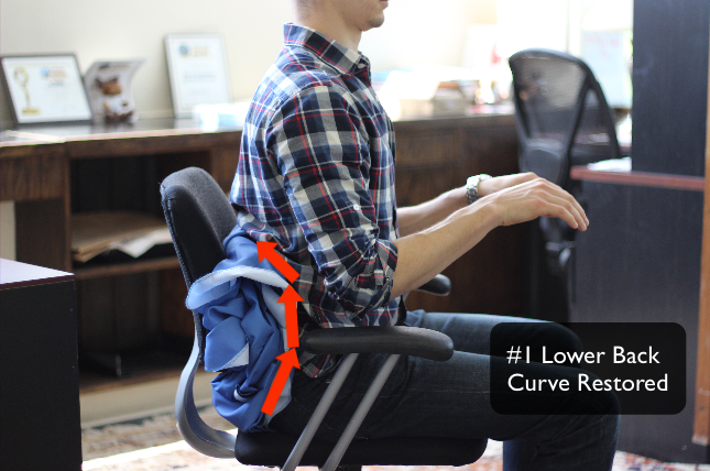 Can't seem to get comfortable? Try our FORTEM Lumbar Support