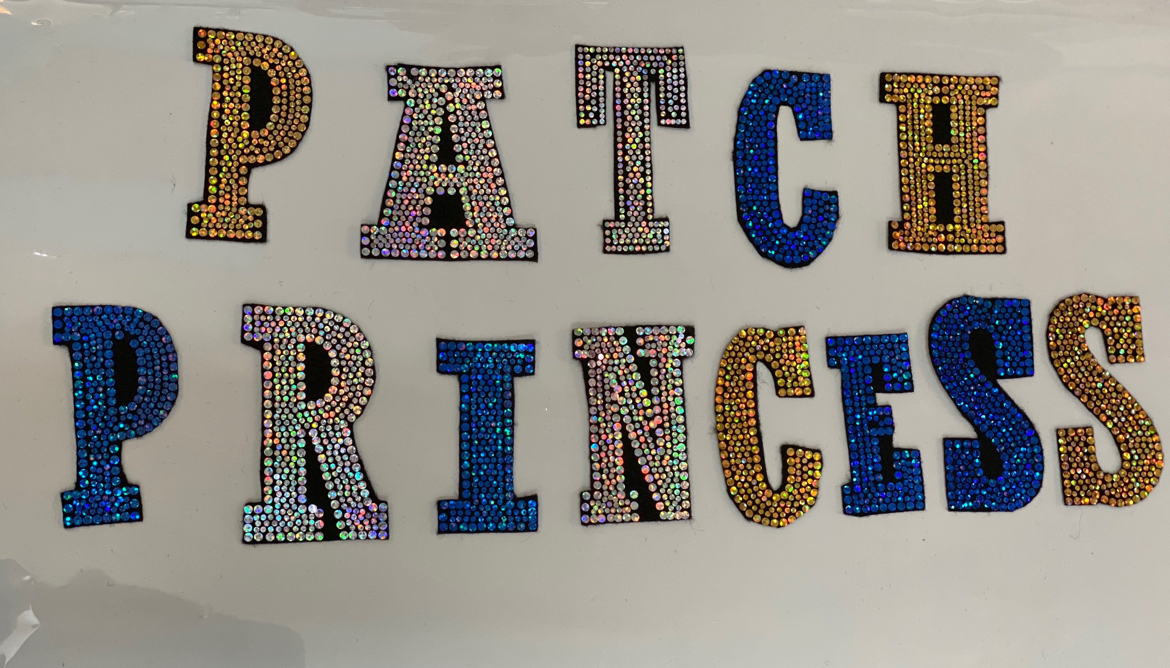 LETTER B Bling Patch