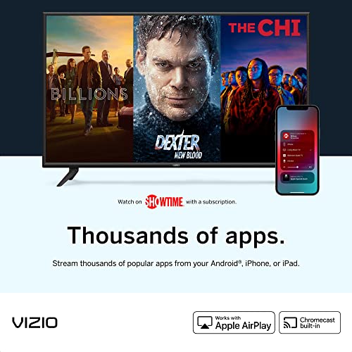 VIZIO D-Series Full HD 1080p Smart TV with Apple AirPlay and Chromecast Built-in