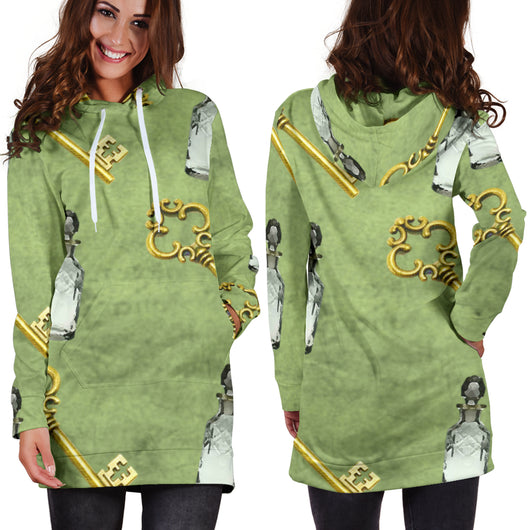 green ladies hoodie