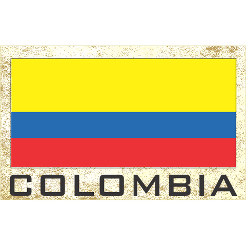 Colombia Fridge Magnet Flags N