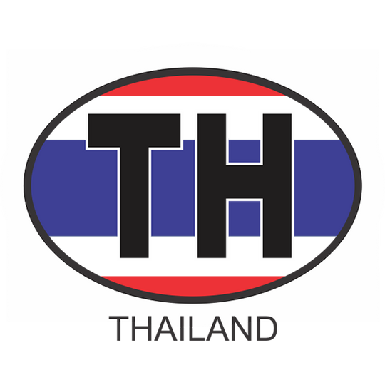 Thailand OSC2 Colour Oval Car Decal Image 1