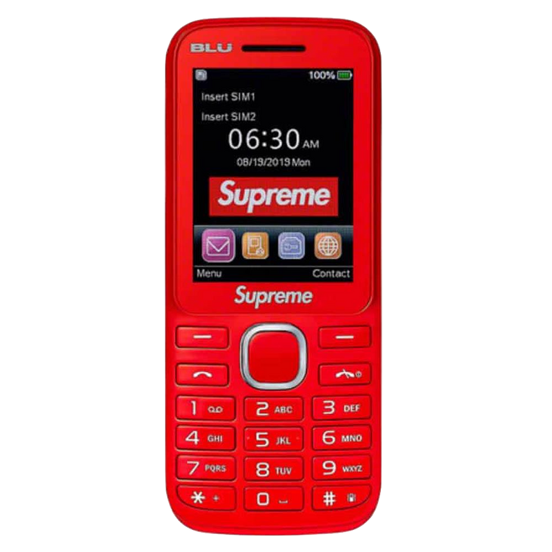 supreme burner phone uk