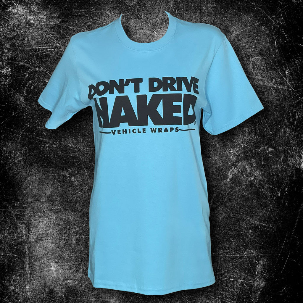 Ash T-Shirt – Don't Drive Naked Logo Swag