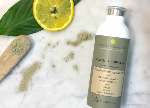 Solavedi Organics Rokk + Green Cleanser and Mask for Detox