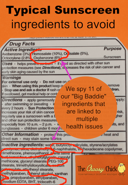 Toxic Sunscreen Ingredients