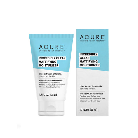 moisturizer acure incredibly mattifying clear