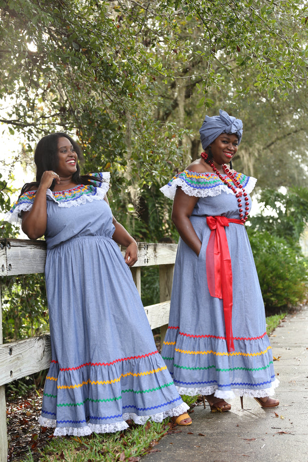 Haitian Dresses Karabela Dress Haitian Cultural Attires Haitian Queens ...
