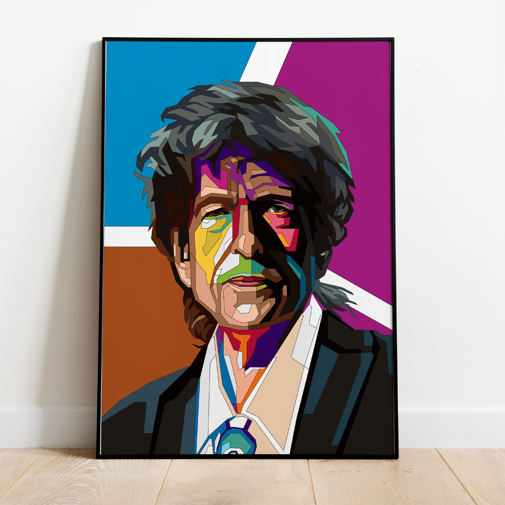 Billede af Pop Art Plakat - Bob Dylan