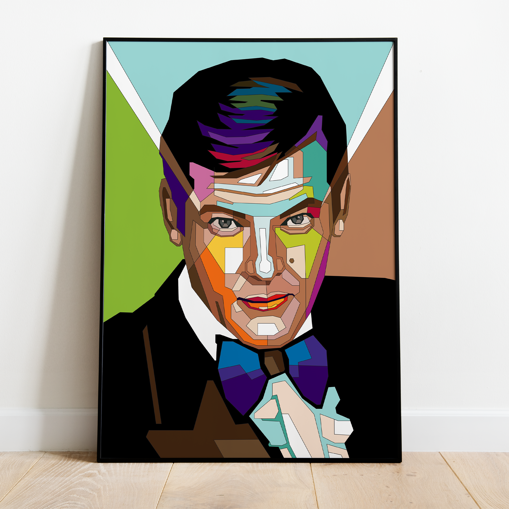 Billede af Pop Art Plakat - Roger Moore