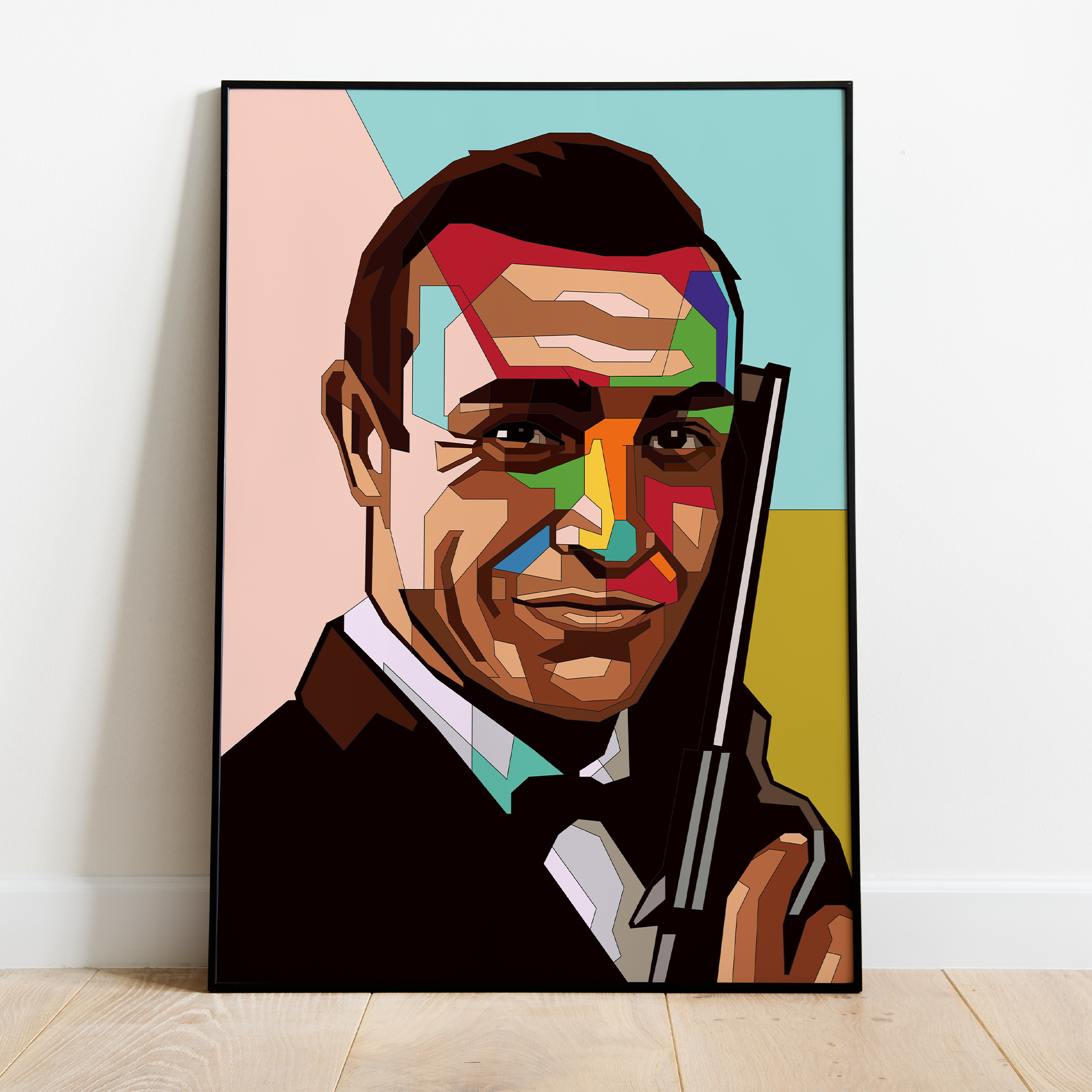 Billede af Pop Art Plakat - Sean Connery