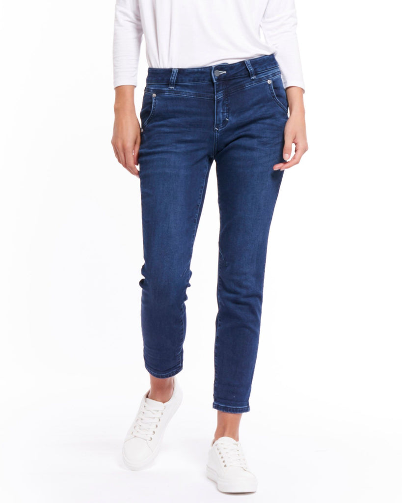 Jean Crop Jeggings - Ash Blue