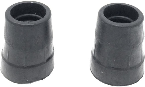 Puntas de caña de goma de 5/8 pulgadas, resistentes 4 piezas de goma  antideslizante para bastones, puntas de goma TPR de repuesto para bastones  de