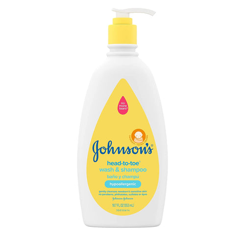  Johnson's Baby Gel de aceite con aloe vera y vitamina E,  cuidado hipoalergénico de la piel del bebé, 6.5 fl. oz : Bebés