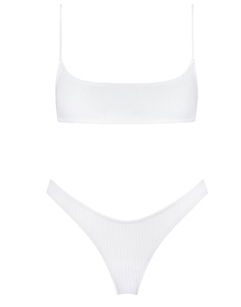 white triangl bikini